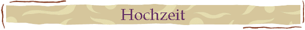 Hochzeit